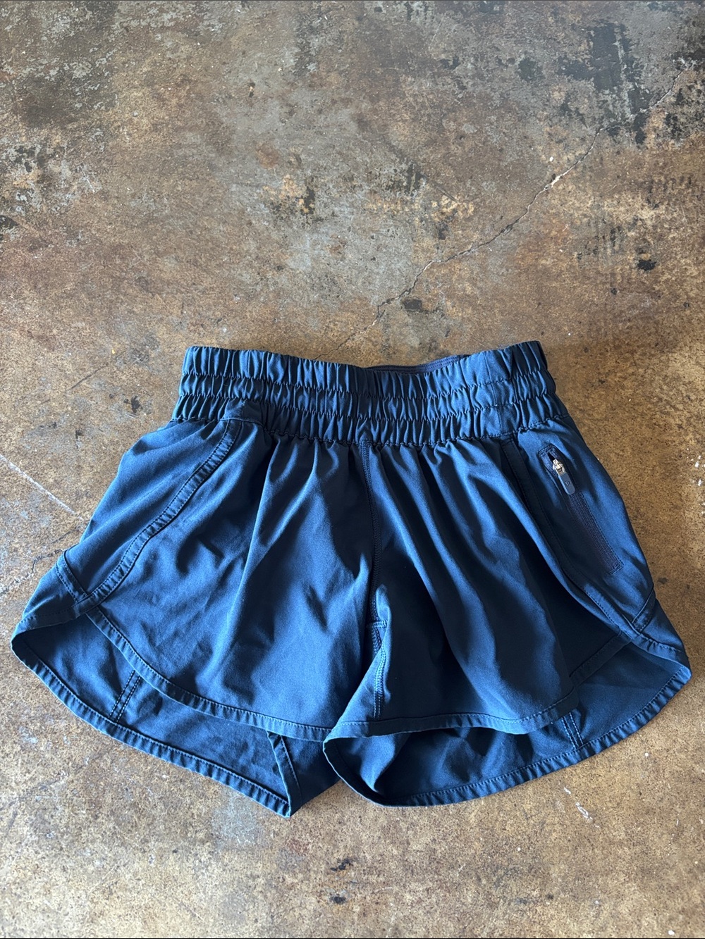 Lululemon Track That Navy Athletic Shorts
